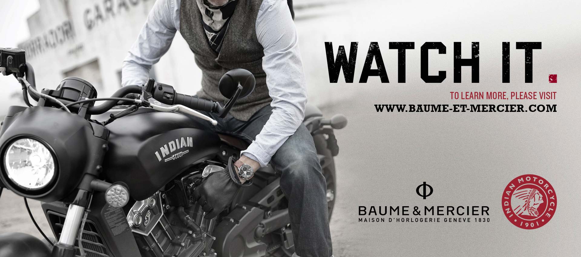 Indian Motorcycle & Baume et Mercier